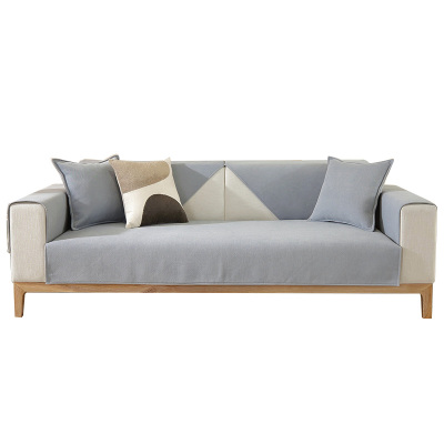 雪尼尔防滑简约现代沙发垫