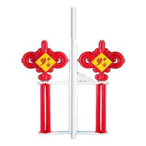 中国结太阳能市电两用LED路灯