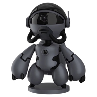 家用摄像头360度免插电机器人高清夜视wifi手机远程监控器摄影头