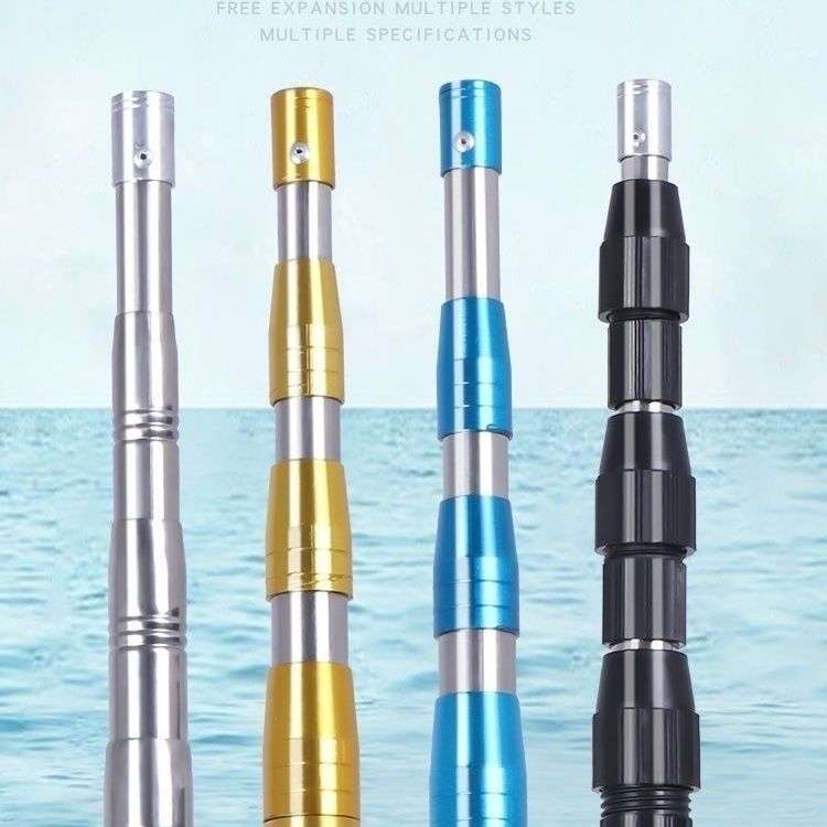 超长加固10米不锈钢伸缩杆高空摘果摘香椿槐花杆地插防鸟杆抄网杆