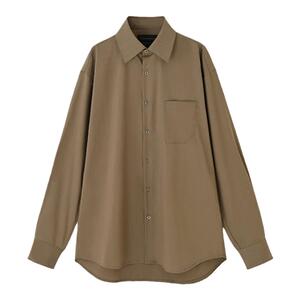 COMMON VALUE 「 进口Ármani同源棉纺 」府绸长袖宽松版型衬衫