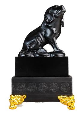 黑玉石狗玉玺印章官印