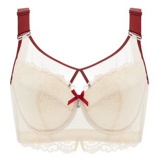 【断码清仓/5折秒杀】月色大码内衣女全罩杯聚拢侧收大胸显小文胸