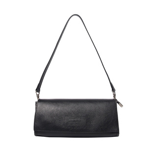 铂莱娜包包女款复古植鞣头层牛皮腋下包简约法棍包手提单肩斜挎包