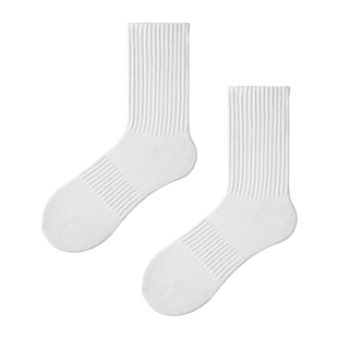 子墨艾草抗菌防臭袜子男长筒厚冬季纯棉纱线青少年运动毛巾底长袜