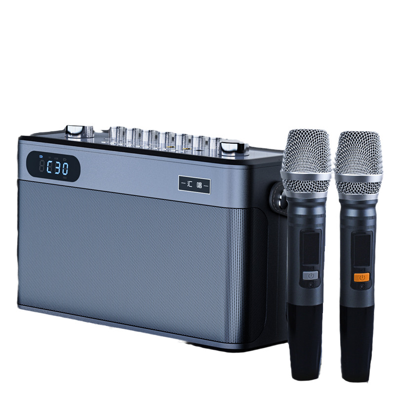 汇唱s80音响户外家庭KTV音响套装便携式K歌直播乐器声卡HIFI音箱