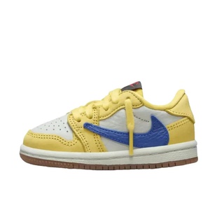 Nike/耐克AIR JORDAN1儿童防滑耐磨低帮透气运动休闲鞋DZ5908-700