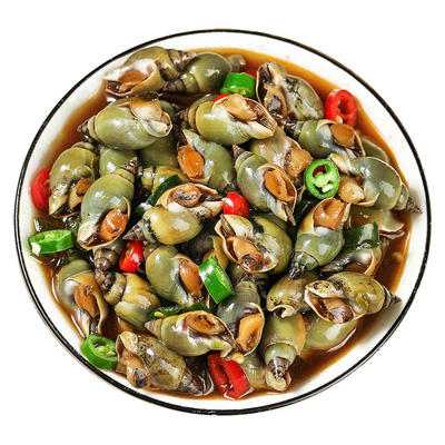 翡翠300g麻辣钉螺即食罐装