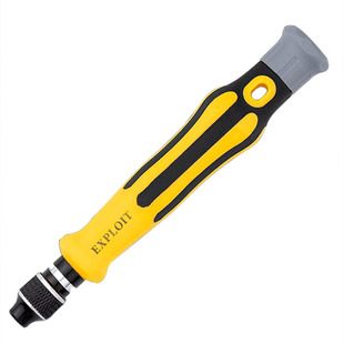 开拓精密螺丝刀手柄可调4mm批头多功能铝合金小型改锥起子手柄把