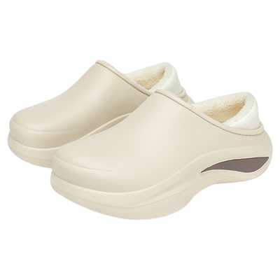 居家防滑防水外穿踩屎感棉鞋男生