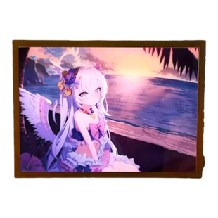 碧蓝档案周边手办白洲梓空崎日奈手办摆件生日礼物小夜灯灯光画