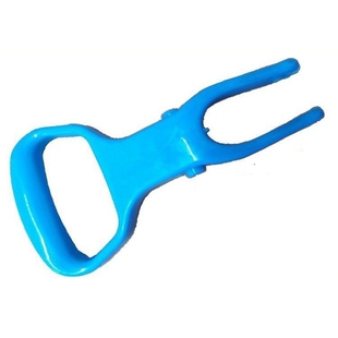 对折式胶棉拖把拉手拉柄塑料手柄拉钩子扳手挤水海绵拖拉环配件