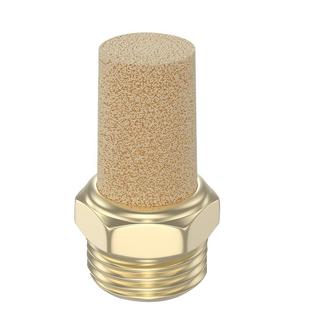 气动全铜消音声器电磁阀消声过滤器m5降噪静音器BSL-01/02/03/04