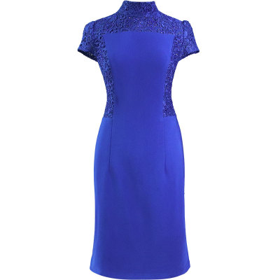 时尚连衣裙通勤复古改良旗袍