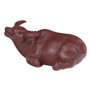 自在紫砂茶宠生肖牛摆件名家孙易精品可养牛转乾坤牛气冲天礼品