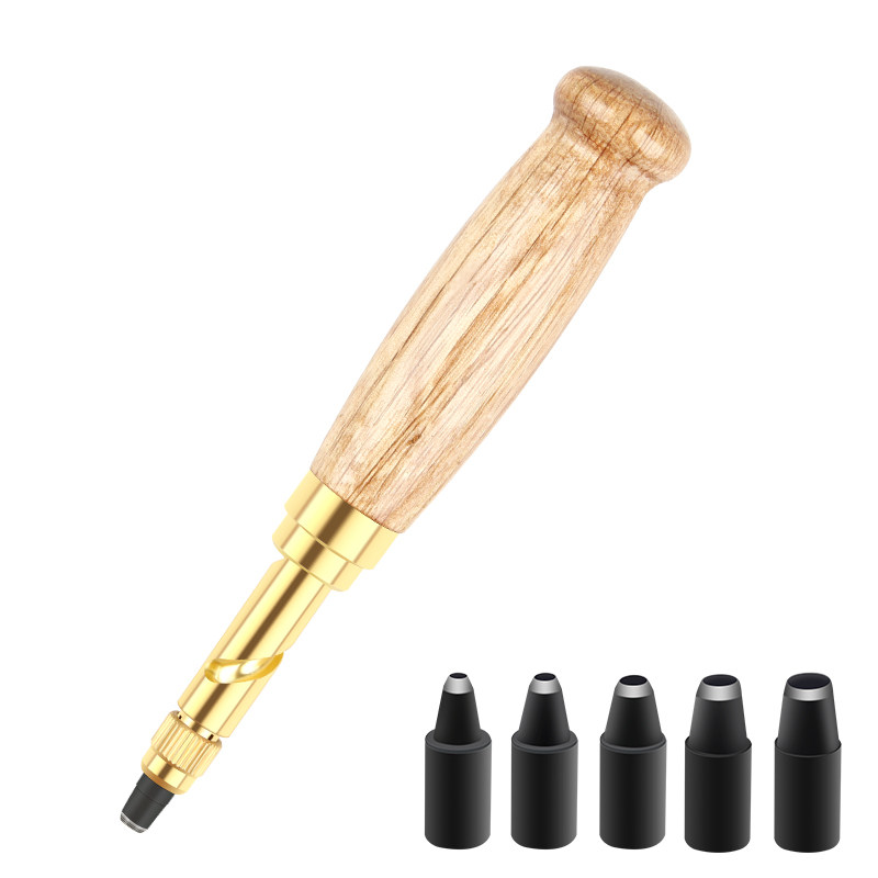 自动圆形可换头小型皮带打孔器