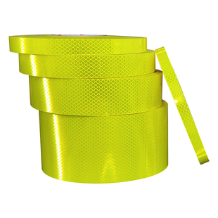 3M钻石级荧光黄绿反光条汽车电动车摩托车夜间防撞警示车身装饰贴