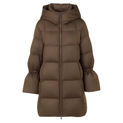 【轻羽45°云】朗姿霍尔多巴吉鹅绒连帽中长款羽绒服25年冬季新款