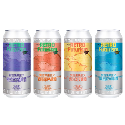 复古未来主义精酿啤酒6罐装500ml