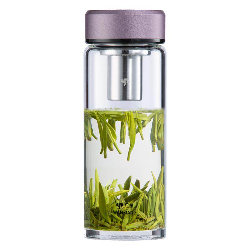 万象新品玻璃杯女士单层迷你可爱小巧便携学生泡茶水杯家用茶杯