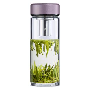 万象新品玻璃杯女士单层迷你可爱小巧便携学生泡茶水杯家用茶杯