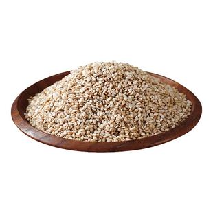 生白芝麻5斤新货带皮芝麻油芝麻炒熟白芝麻干净无沙免洗可榨油