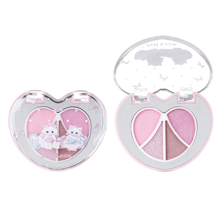 JILL LEEN绵绵猫四色卧蚕眼影盘大地色阴影提亮自然立体低饱和女