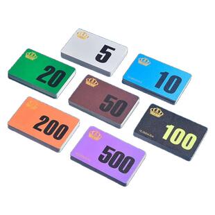 麻将筹码卡片棋牌室专用塑料磨砂耐磨加厚防水奖励积分代币券机用
