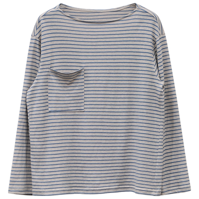 小个子条纹T恤长袖显瘦基础百搭