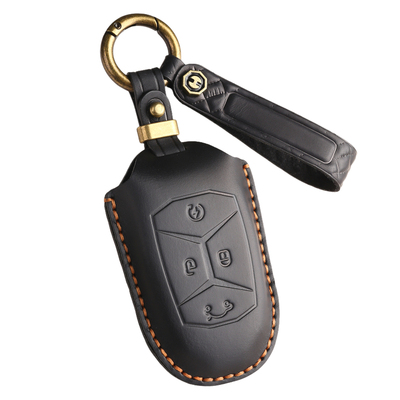 头层牛皮领克官方手工定制钥匙套