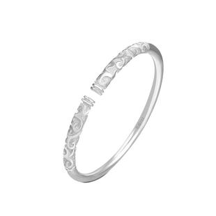 香港正生9999纯银手镯黑神话悟空金箍棒情侣足银镯子男女简约礼物