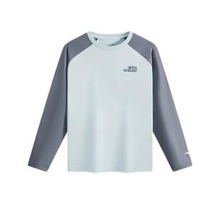 安踏儿童装户外疾飞速干长袖丨弹力打底衫长T恤2026年秋新款上衣