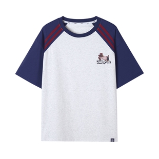 【索罗娜冰丝凉感】小猪托尼男童短袖t恤中大童夏装加肥加大童装