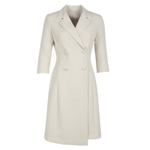 西装连衣裙女士春秋职业正装气质女神范职场通勤西装裙主持人礼服