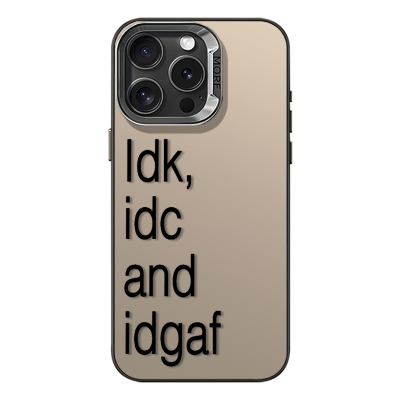 IdontKnow英文简约手机壳