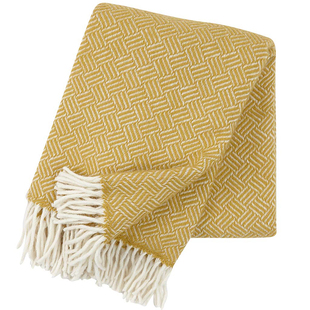 瑞典进口Klippan纯色纯羊毛毯秋冬北欧户外沙发毯空调午睡床盖毯