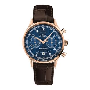 Mido美度舵手传承者多功能计时自动机械手表复古风格男士腕表