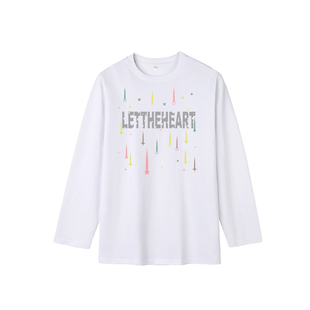 纯棉长袖T恤男青少年痞帅秋季新款个性印花宽松百搭休闲潮流上衣