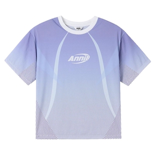 【商场同款】安奈儿童装男童圆领短袖T恤夏新款防晒AB521628