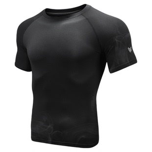 维动短袖上衣运动套装男健身衣跑步透气压缩篮球高弹训练紧身T恤v