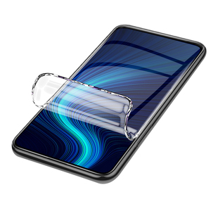 适用荣耀x10手机贴膜全包边防摔honorx10max水凝膜5G保护荣耀X10Max钢化膜X10全屏覆盖软膜TEL-AN10抗蓝光x10