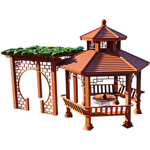 铝合金长廊户外青瓦古建景观廊架仿古走廊亭复古水榭亭风雨连廊