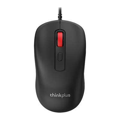 联想thinkplus M10有线鼠标人体工学笔记本台式电脑通用便携鼠标