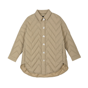 LADY’S DIARY 羽绒服女款轻薄2025秋冬季新款90白鸭绒保暖外套潮