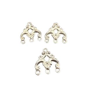 10个装 diy饰品配件封油保色合金古风发簪流苏吊牌多孔流苏连接片