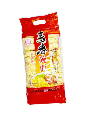 润福麦香碱面非油炸面手工面条麦香王炒面丰顺面食裕丰2斤半包邮