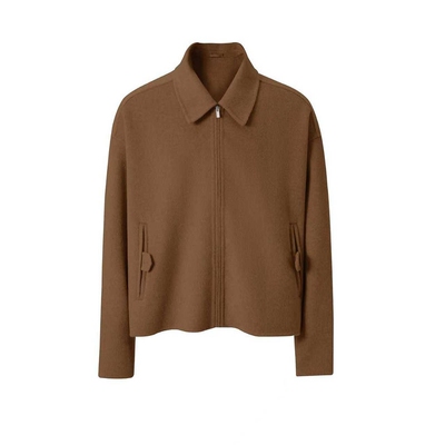 100%绵羊毛精纺毛呢夹克外套男款