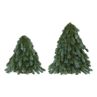 圣诞节装饰品纯PE仿真诺贝松树高档餐厅小型桌面圣诞树氛围摆件