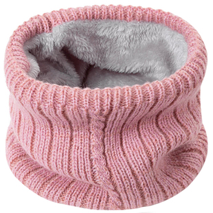 围脖儿童脖套秋冬加绒加厚男童女童护脸护脖宝宝保暖围巾套头脖圈