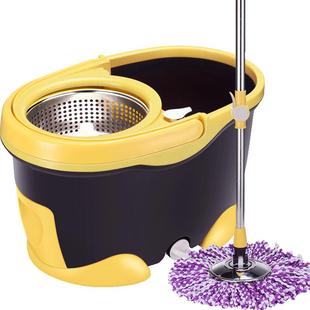 七彩龙旋转拖把桶双驱动免手洗干湿两用拖把桶自动地拖头拖布墩布